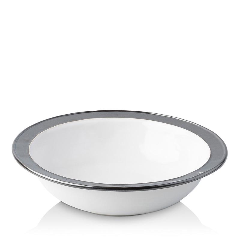 Emerson White Pewter Serving Bowl 13 inch
