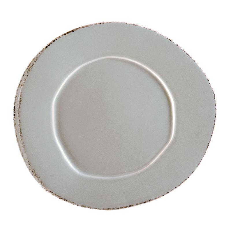 Lastra Gray Dinner Plate