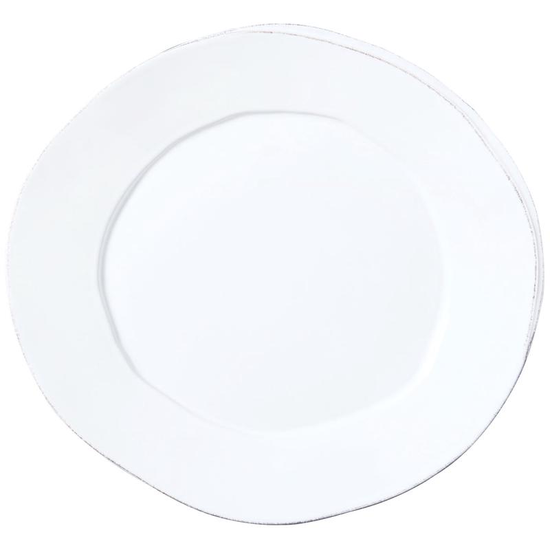 Lastra White Round Platter