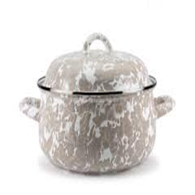 Dutch Oven Taupe Swirl