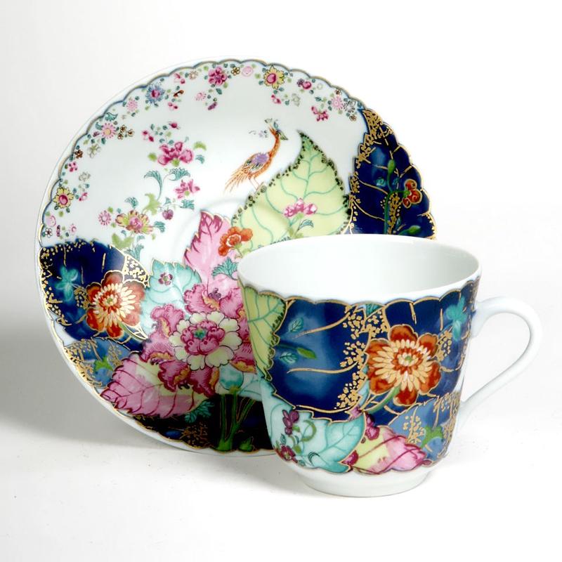 Tobacco Leaf TeaCup/Saucer