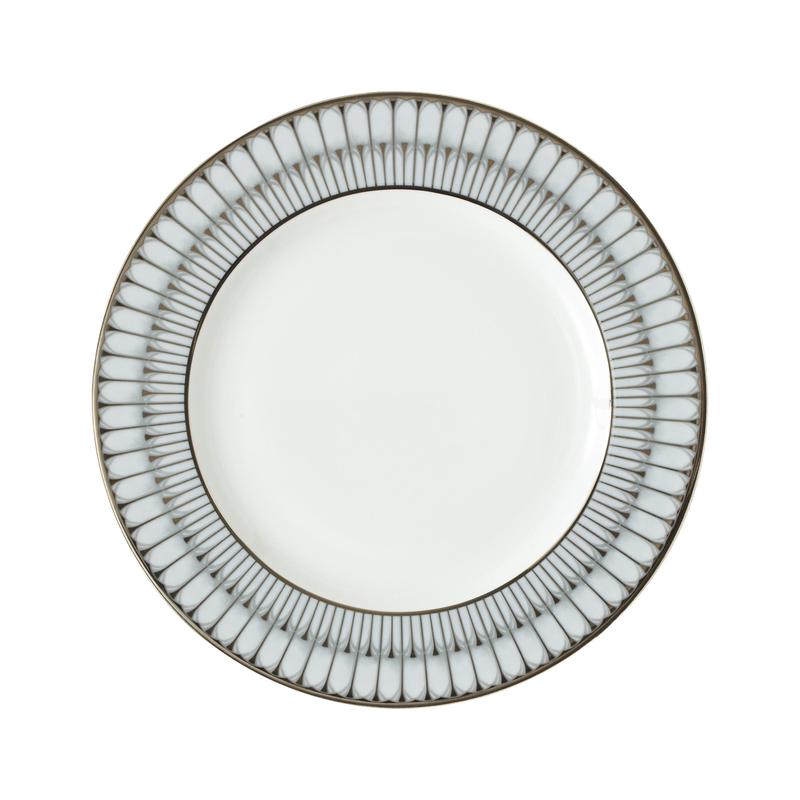 Arcades Grey Platinum Dinner Plate