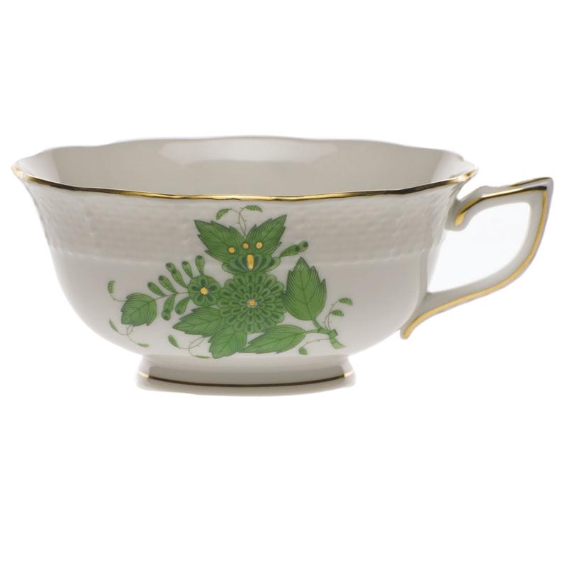 Chinese Bouquet Green Tea Cup