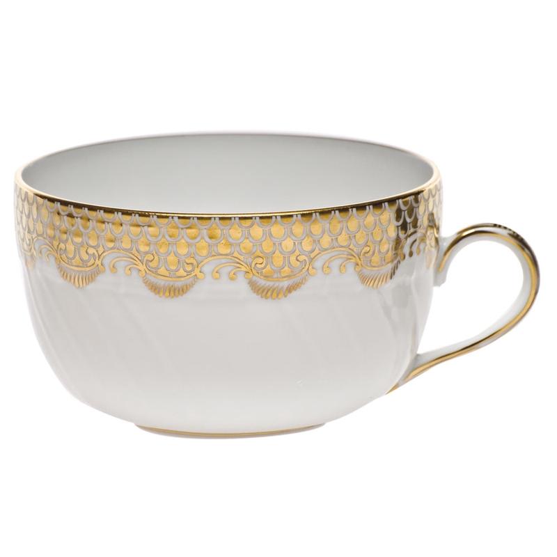 Fish Scale Canton Cup Gold