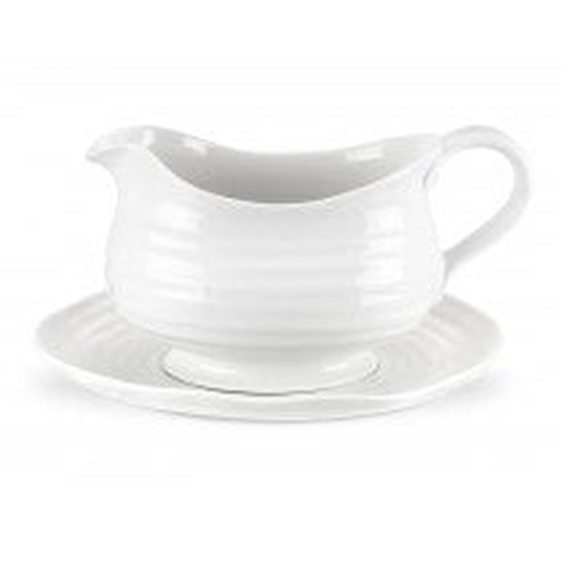 Sophie Conran White Gravy Boat w/Stand