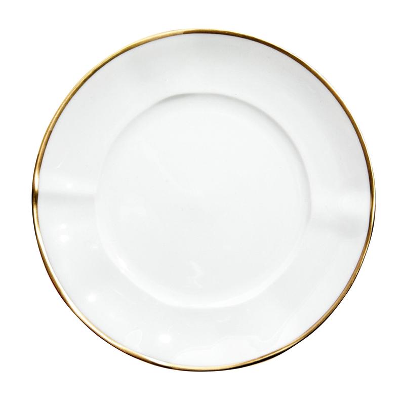 Simply Elegant Gold Salad Plate Set of 2