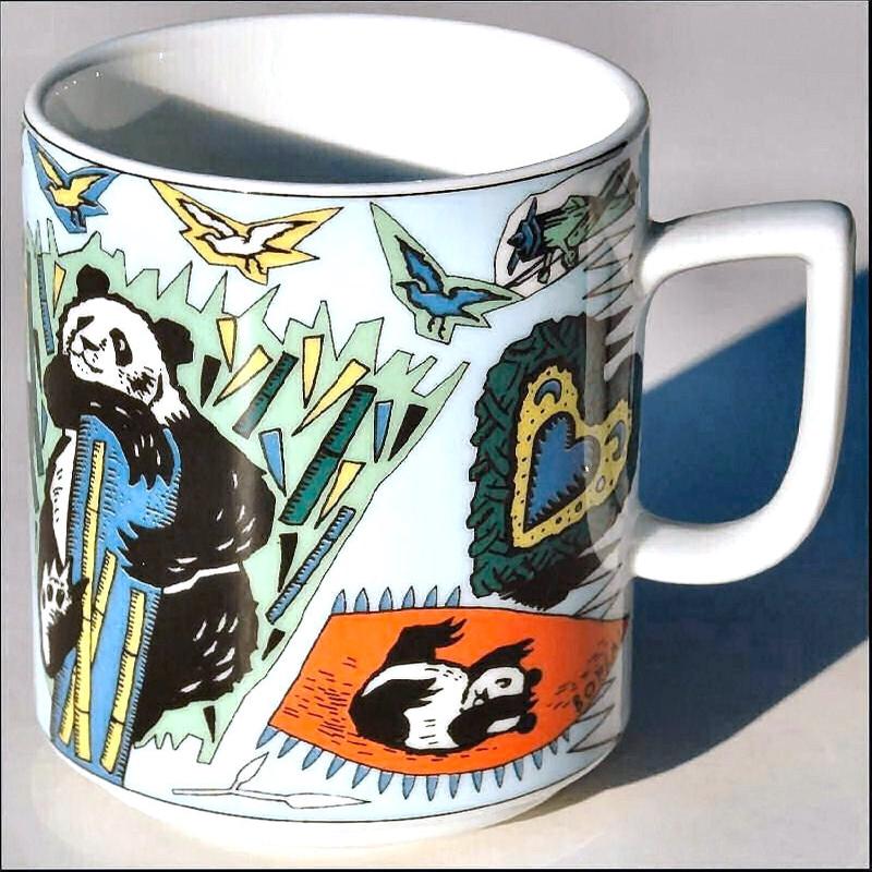 Bopla Maxi Cup Lt. Blue Panda Set of 2