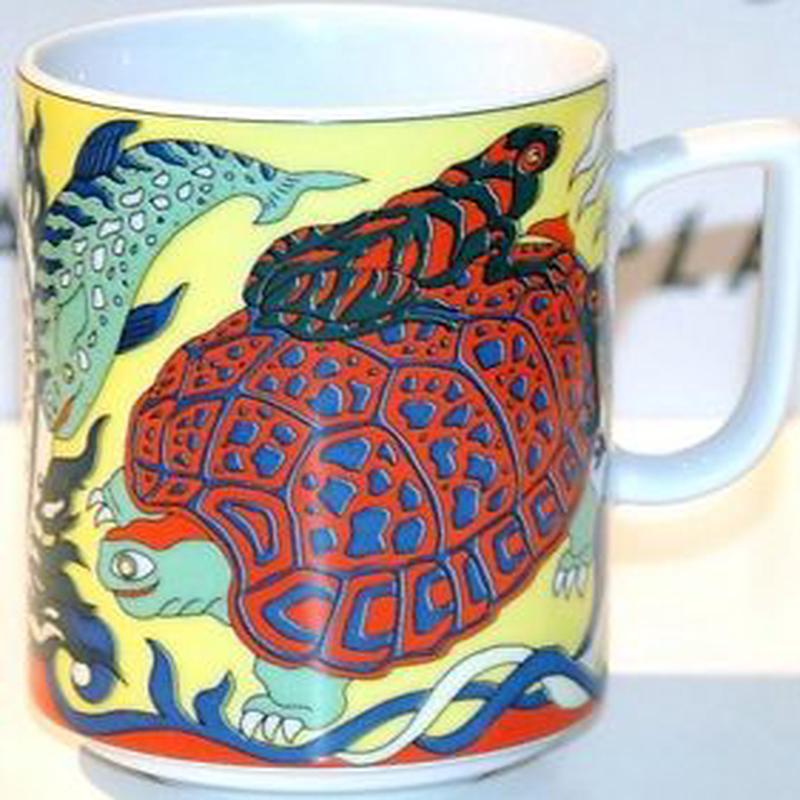 Bopla Maxi Cup Yellow Tortue Set of 2