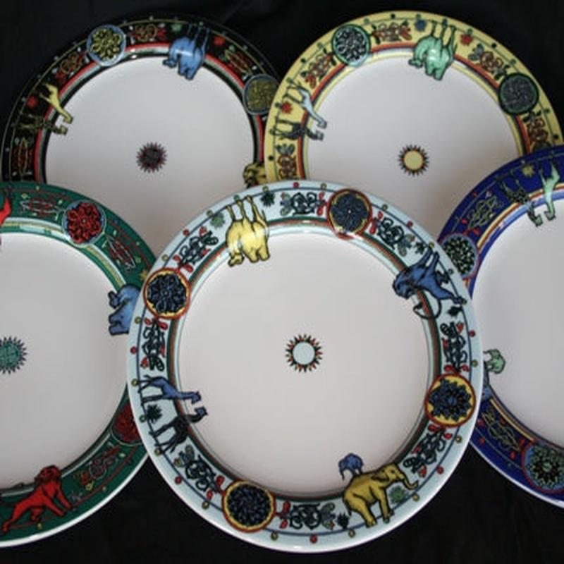 Bopla Dinner Green Afrika Set of 2