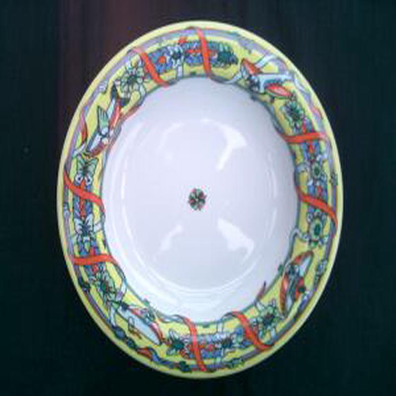 Bopla Original Deep Plate Lt Blue Guirlande Set of 2