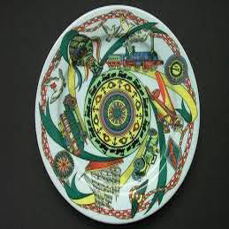 Bopla Small Plate Lt. Blue Traveling