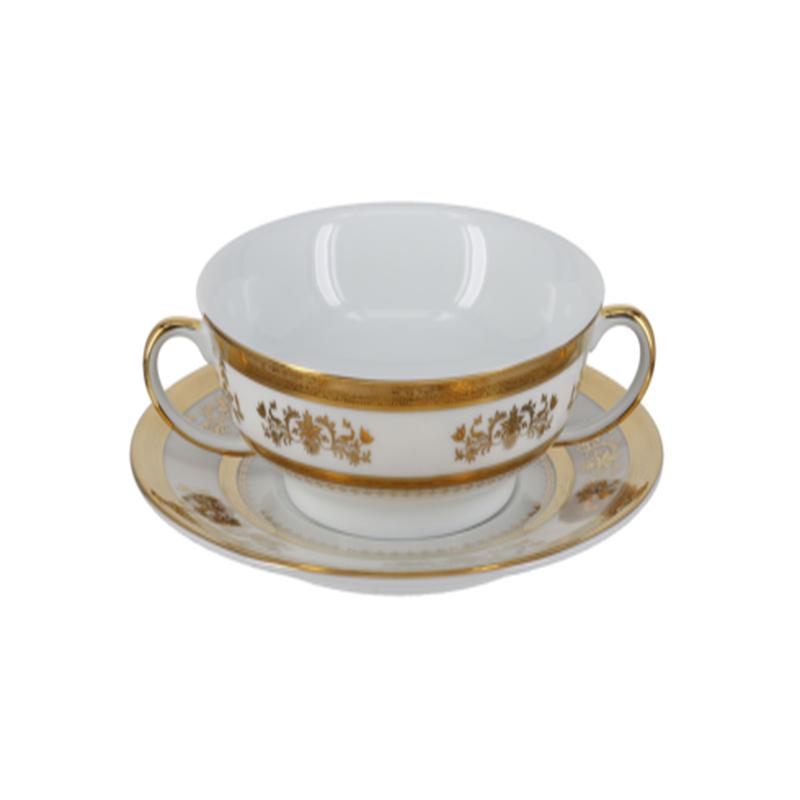Orsay White Cream Soup Saucer