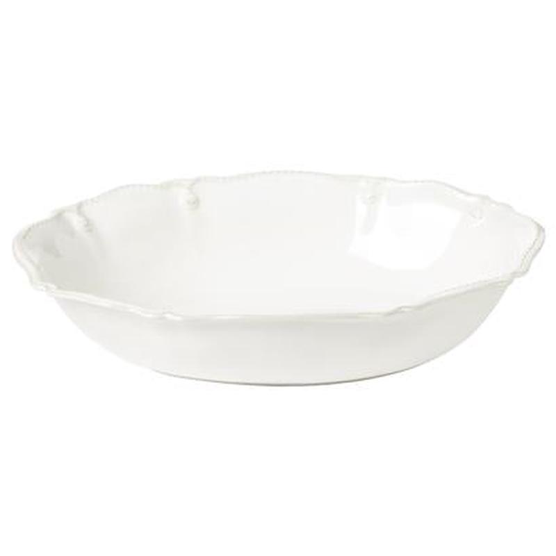 Berry & Thread Whitewash 12" Oval Serving Bowl