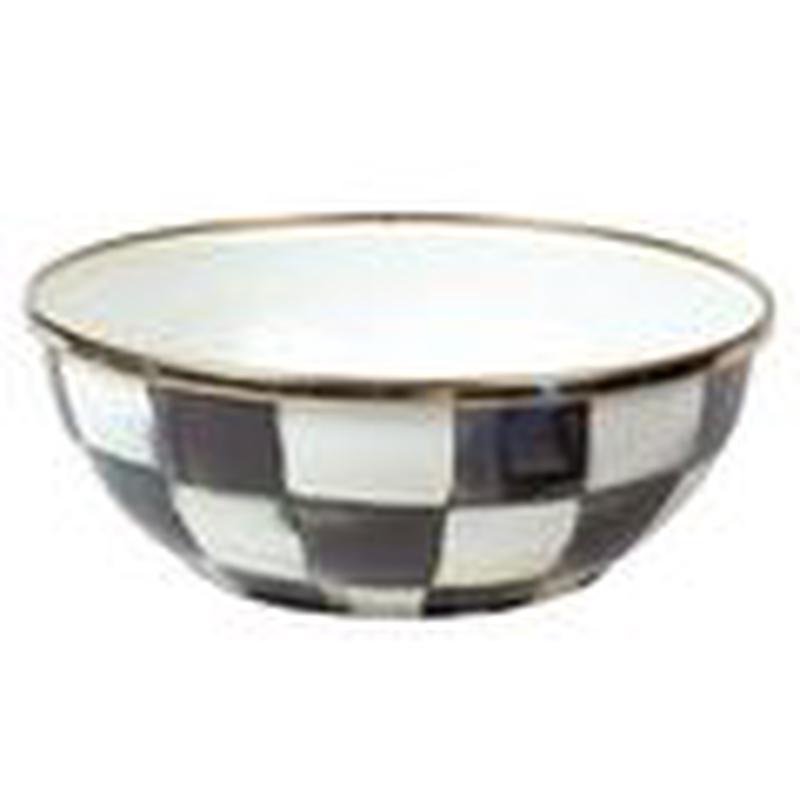 Courtly Check Enamel Everyday Bowl