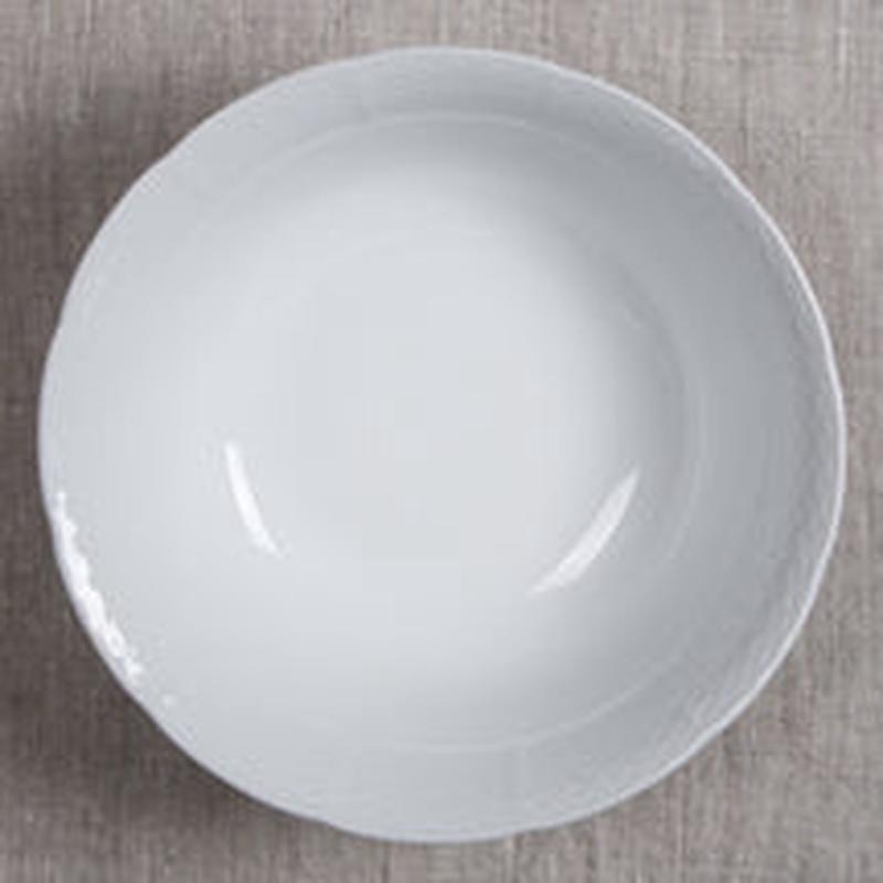 Weave White MD Serve Bowl
