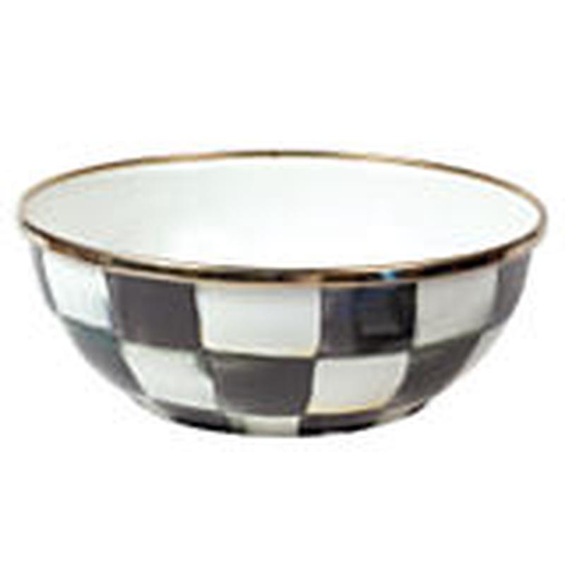 Courtly Check Enamel Everyday Bowl Small