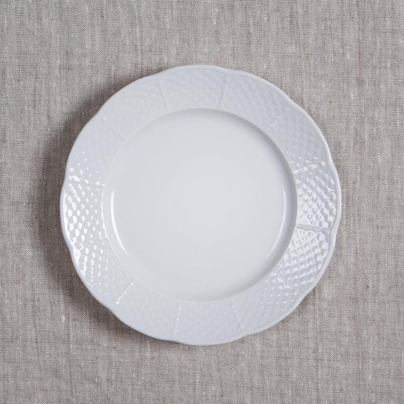 Weave White Salad Set of 7