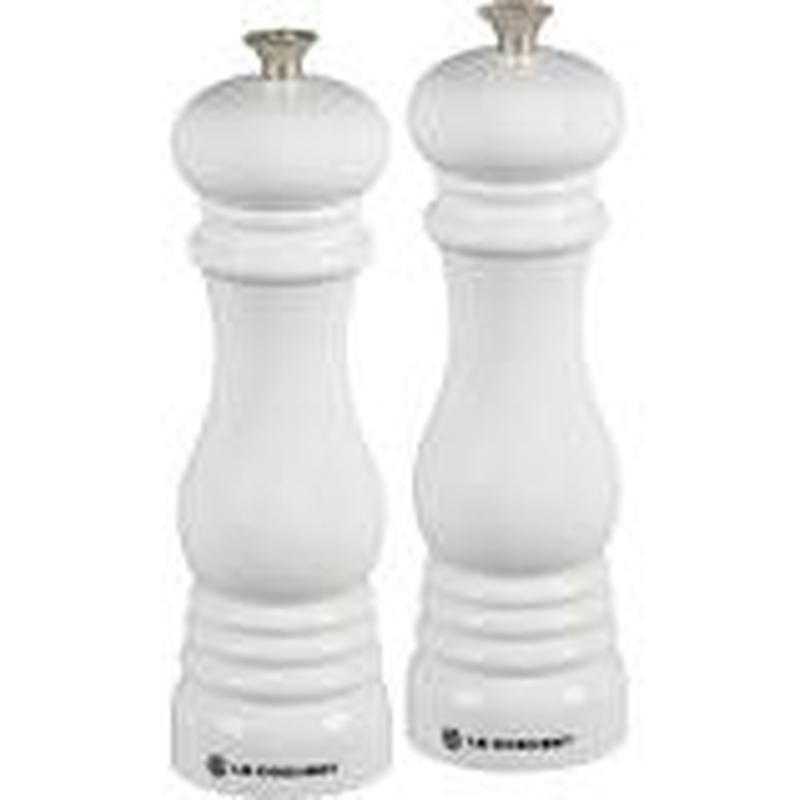 Petite Salt/Pepper Mill Set White