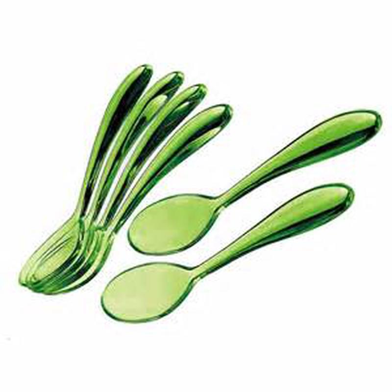 Art& Caf Teaspoon S/6 - Green