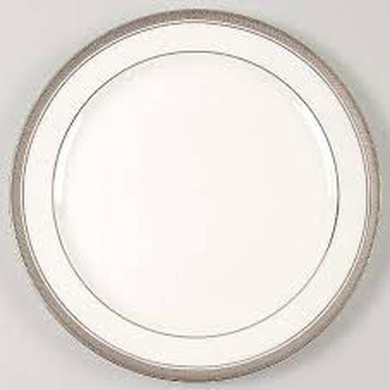 Geneva Salad Plate White