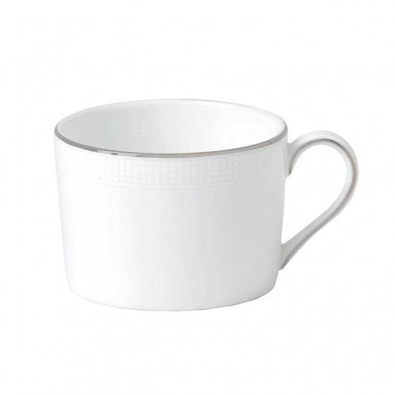 Blanc Sur Blanc Teacup & Saucer
