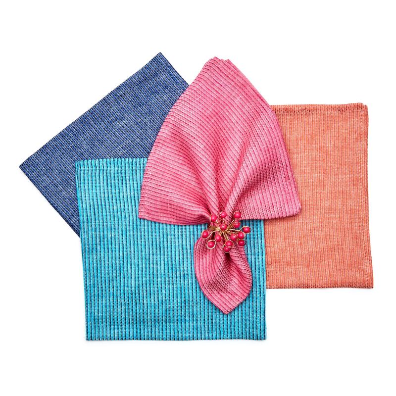 Jewel Pique Napkin Blue Set of 5
