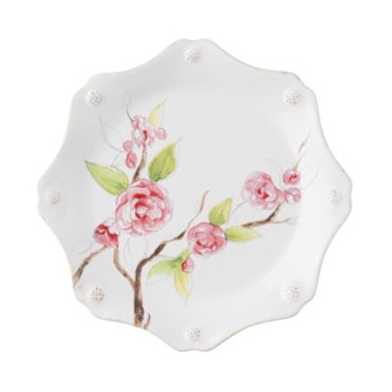 Berry & Thread Floral Sketch Salad Plate Camellia