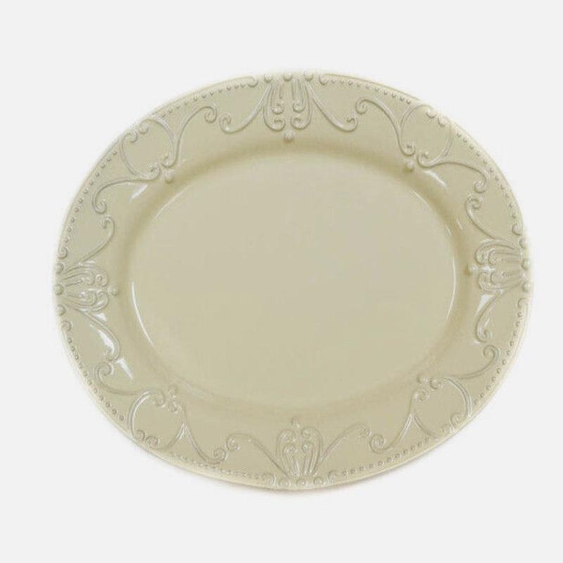 Isabella Oval Platter Linen