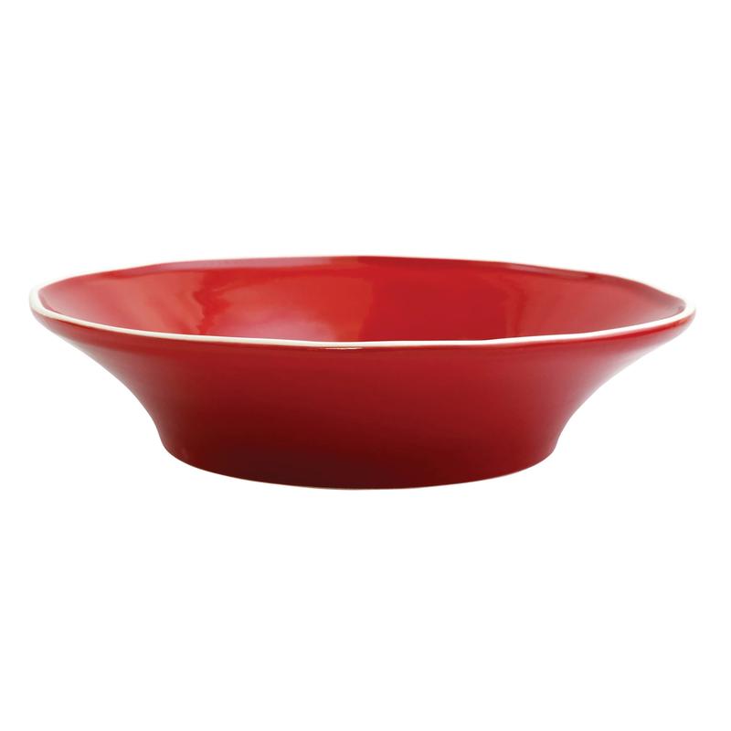 Chroma Shallow Bowl Red
