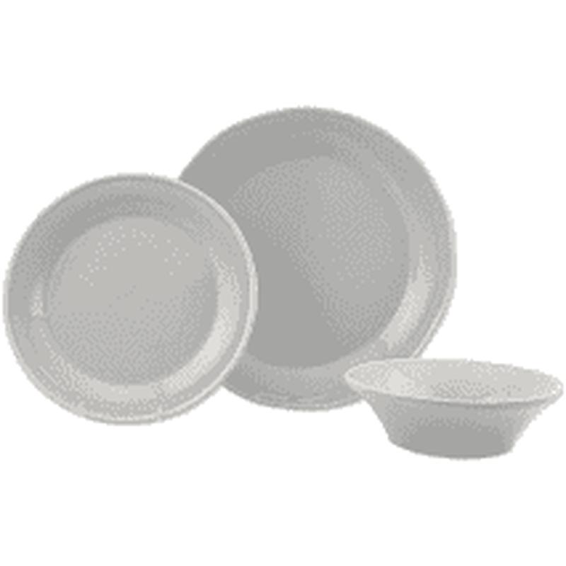 Chroma Dinner Plate Light Gray