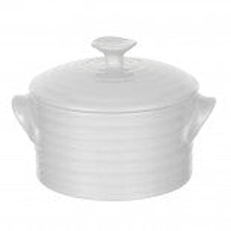 Sophie Conran Round Lidded Pot -White