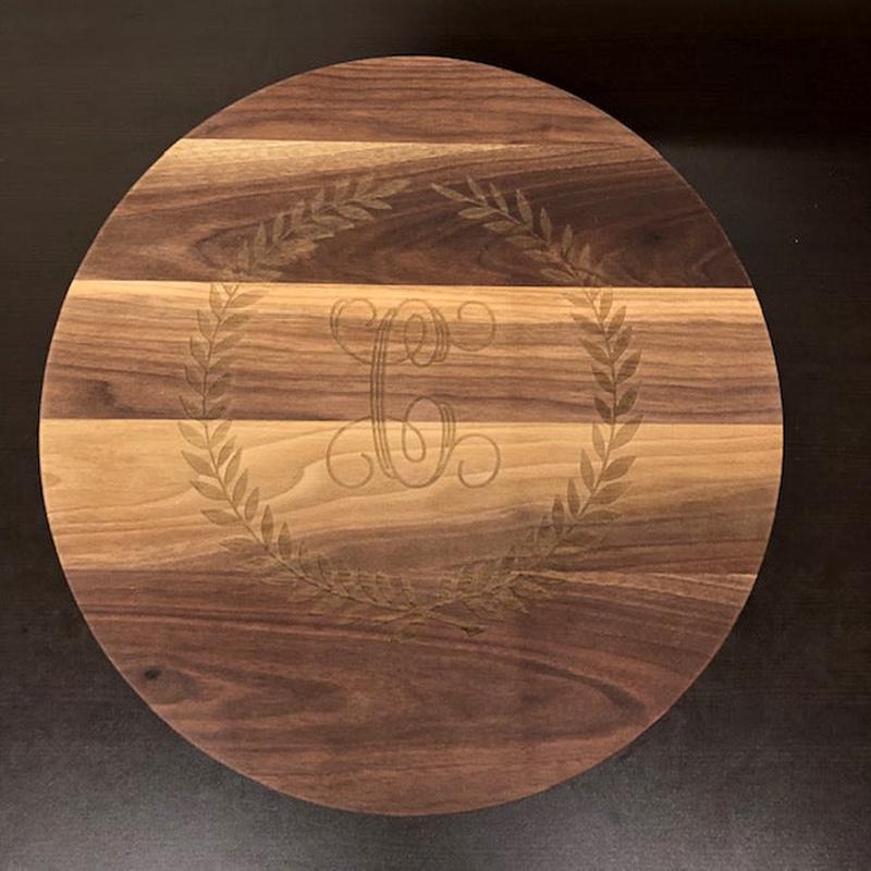 Lazy Susan 16" Walnut -C