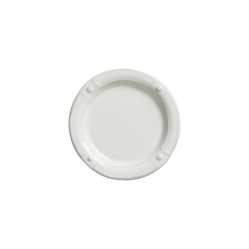 Berry & Thread French Panel Cocktail Plate- Whitewash Set of 3