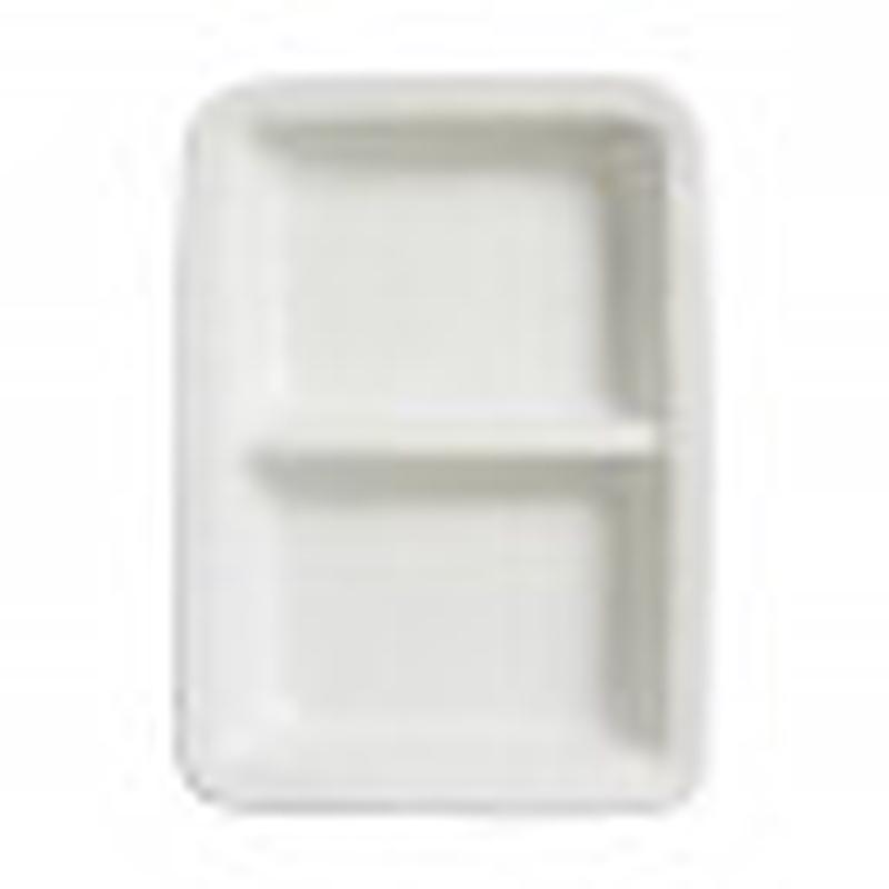 Puro White Divided Serving Bowl