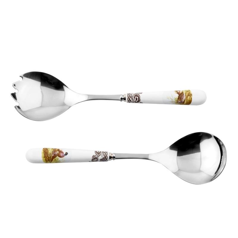 Woodland Salad Servers S/2
