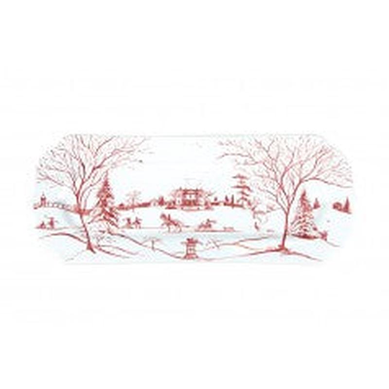 Country Estate Winter Frolic Hostess Tray