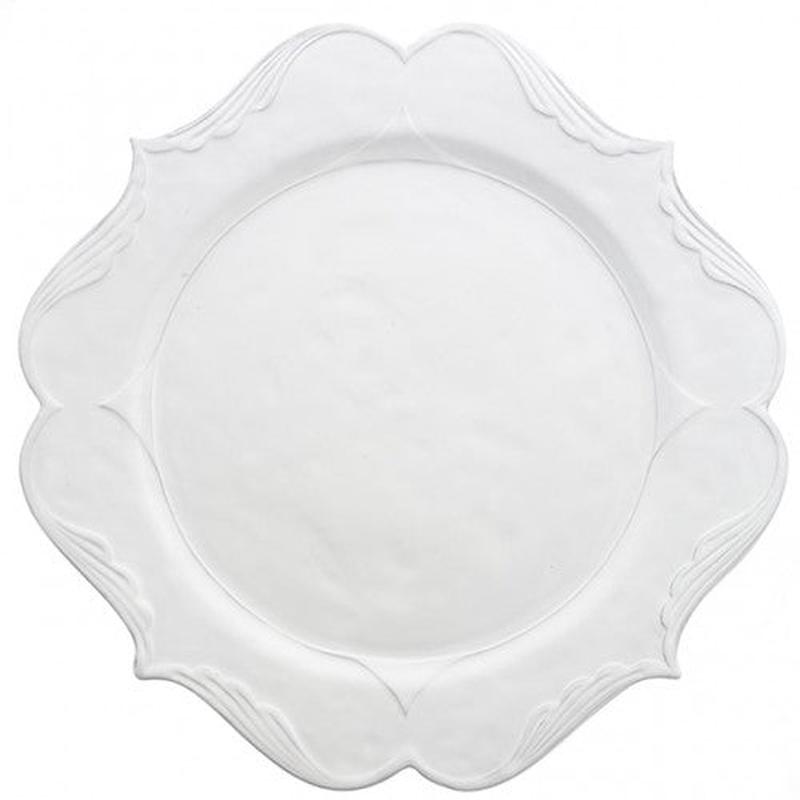 Bella Bianca Filigree Charger