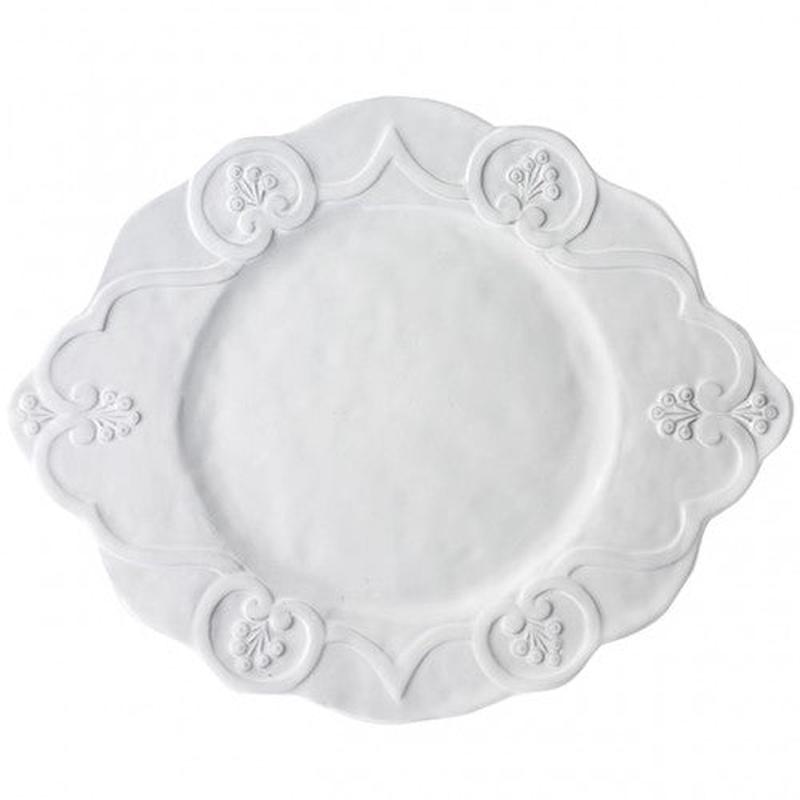 Bella Bianca Scalloped Charger
