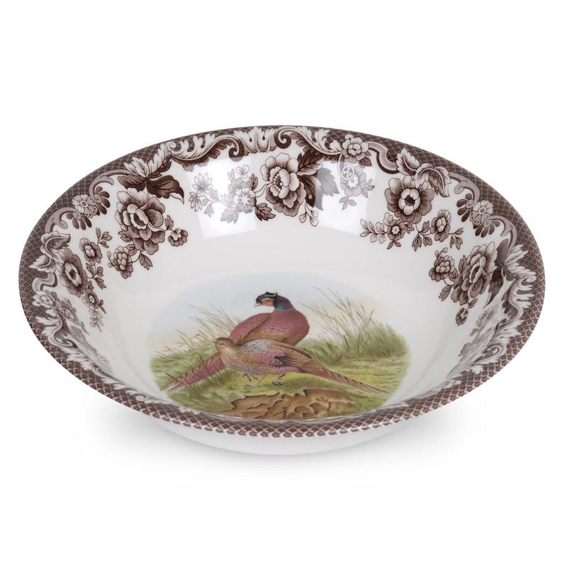 Woodland Pheasant Cereal Bowl 8"
