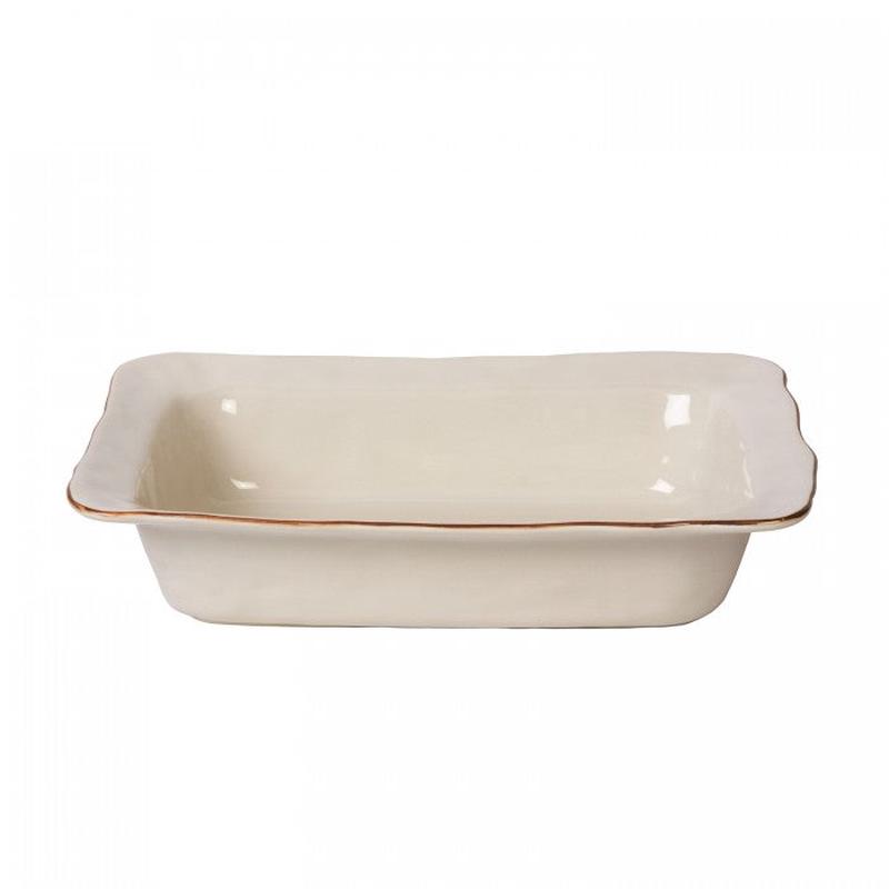 Cantaria Small Rectangular Baker Ivory