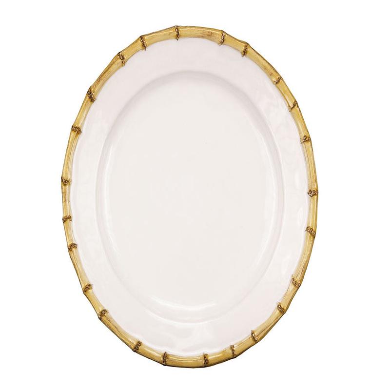 Classic Bamboo Dinner Plate Set of 4