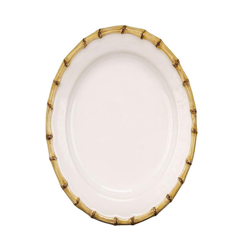 Classic Bamboo Salad Plate Set of 4