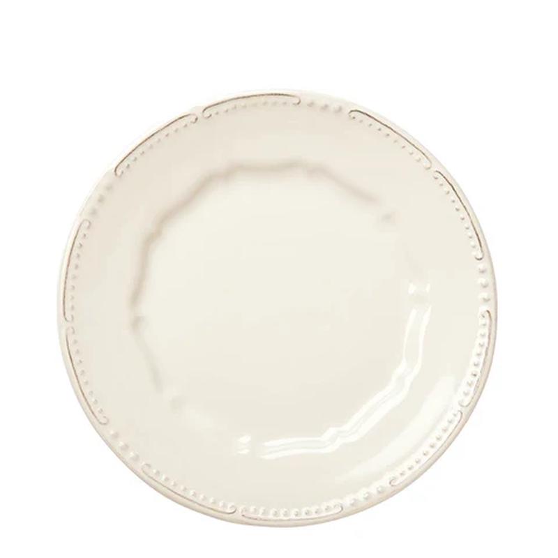 Isabella Plain Salad Plate-Ivory Set of 5