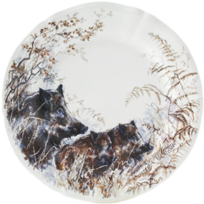 Sologne Dessert Plate Boar