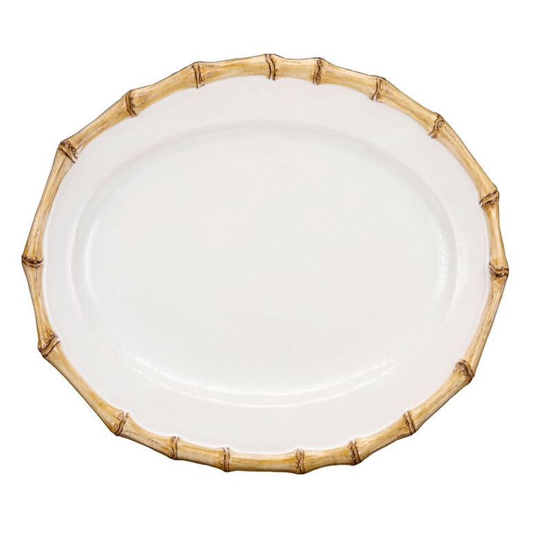 Classic Bamboo Medium Platter 16" Natural