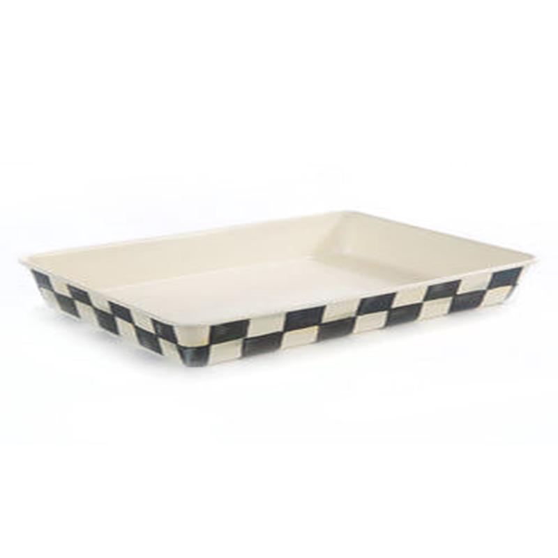 Courtly Check Enamel Baking Pan 9x13"