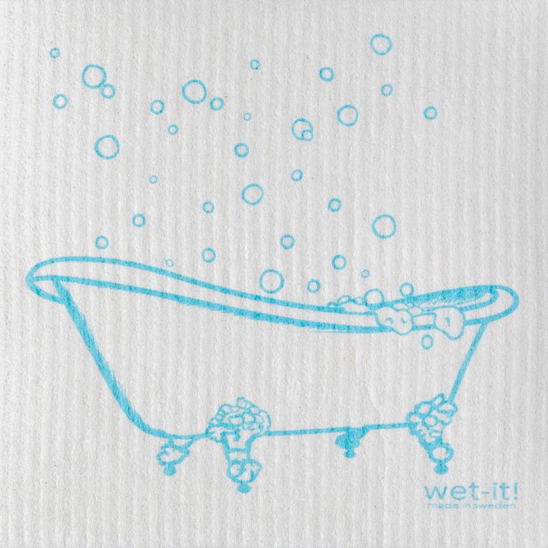 Bath Time Blue Swedish Cloth