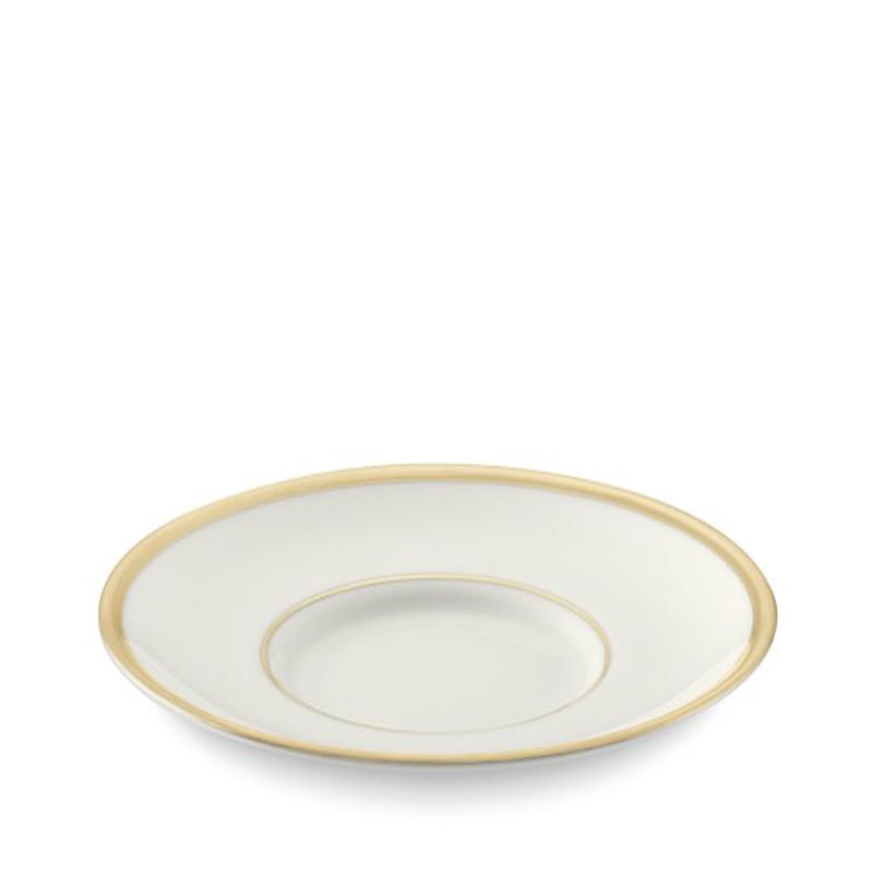 Signature Tea Saucer White/Gold