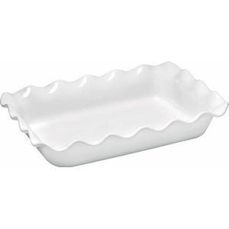 Ruffled Rectangular Baker 10x14-Flour