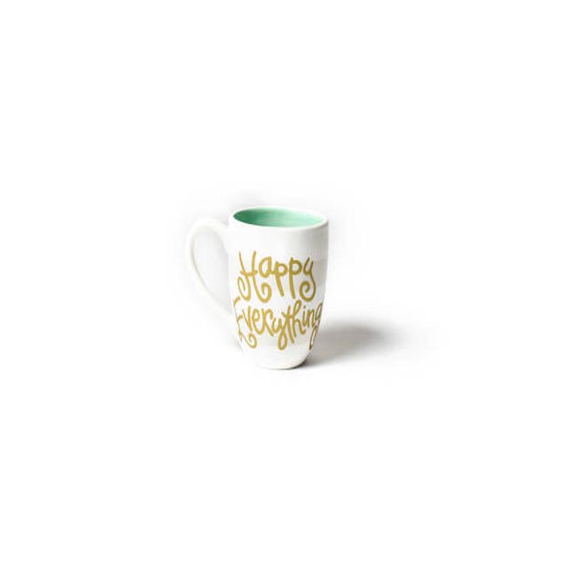 White Stripe Happy Everything Mug
